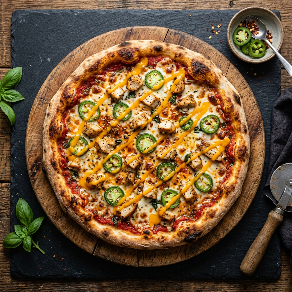 Chilli Cheese Chicken Pizza