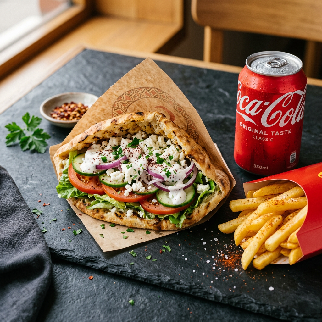 Vegetarisches Sandwich Menü